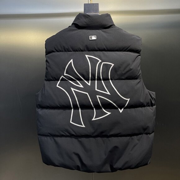 Black MLB Down Vest - Picture 2 of 8